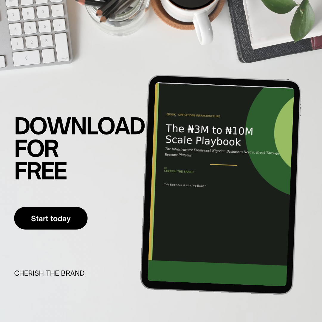 The ₦3M to ₦10M Scale Playbook ebook cover